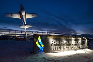 Vliegtijd Fort McMurray